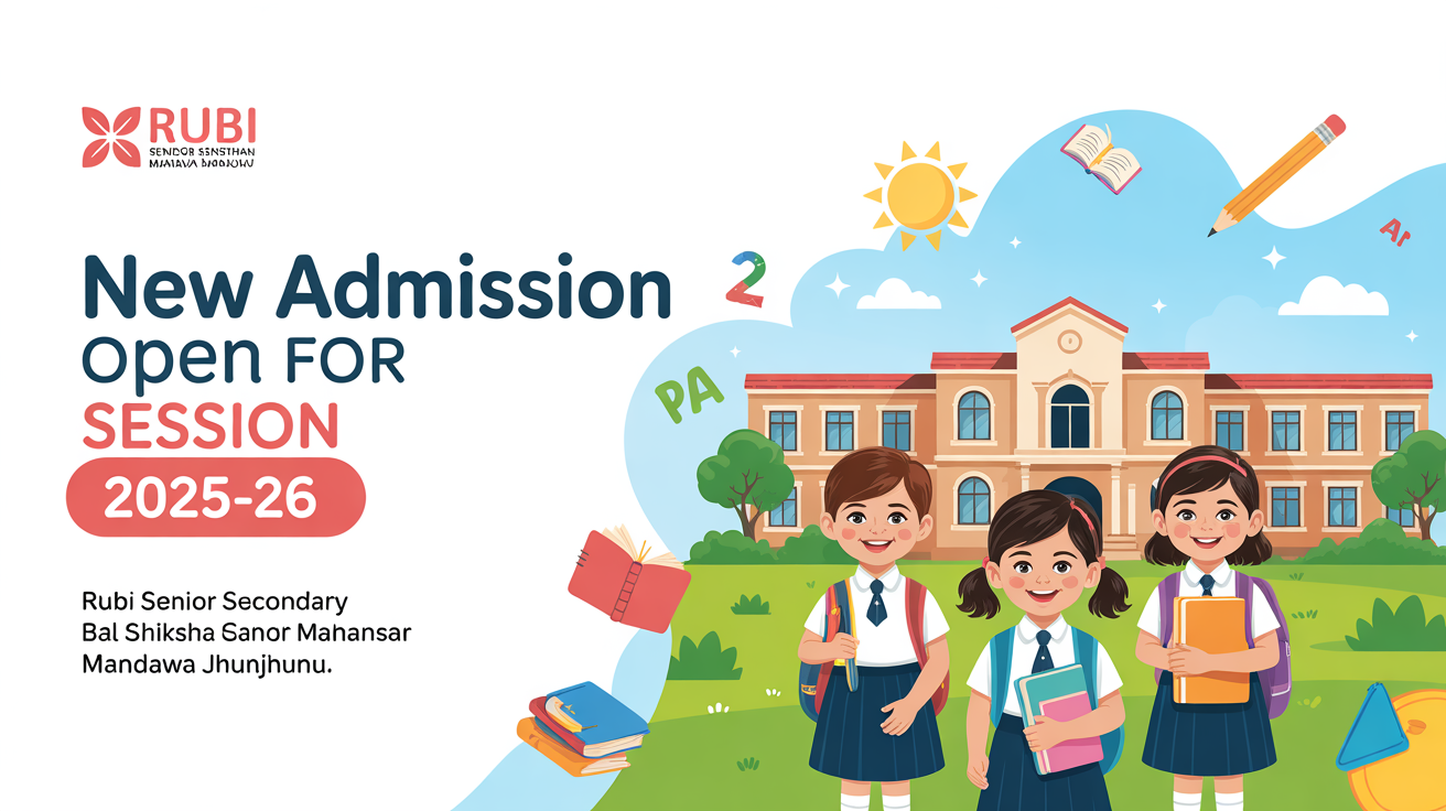 Rubi Senior Secondary Bal Shiksha Sansthan Mahansar Mandawa Jhunjhunu Hero Slider - 1