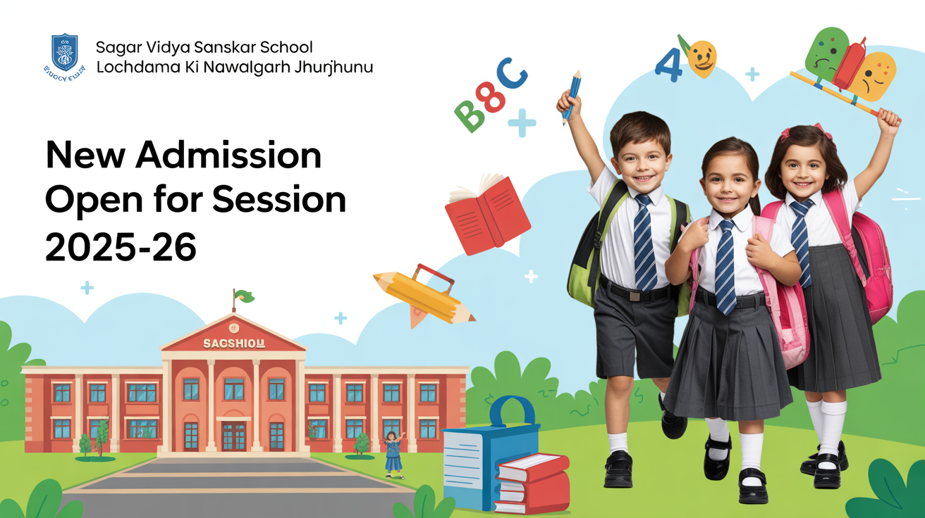 Sagar Vidya Sanskar School Lochhama Ki Dhani Nawalgarh Jhunjhunu Hero Slider - 1