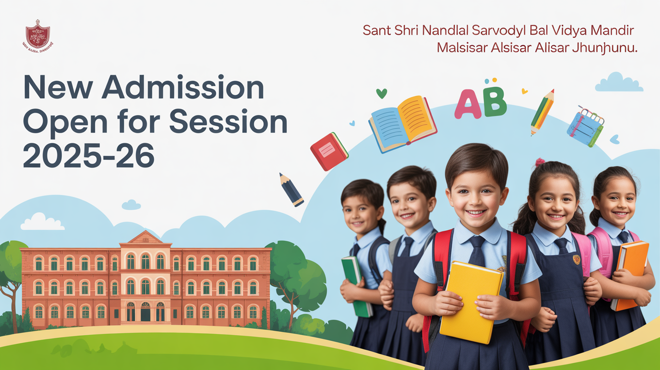 Sant Shri Nandlal Sarvodaya Bal Vidya Mandir Malsisar Alsisar Jhunjhunu Hero Slider - 1