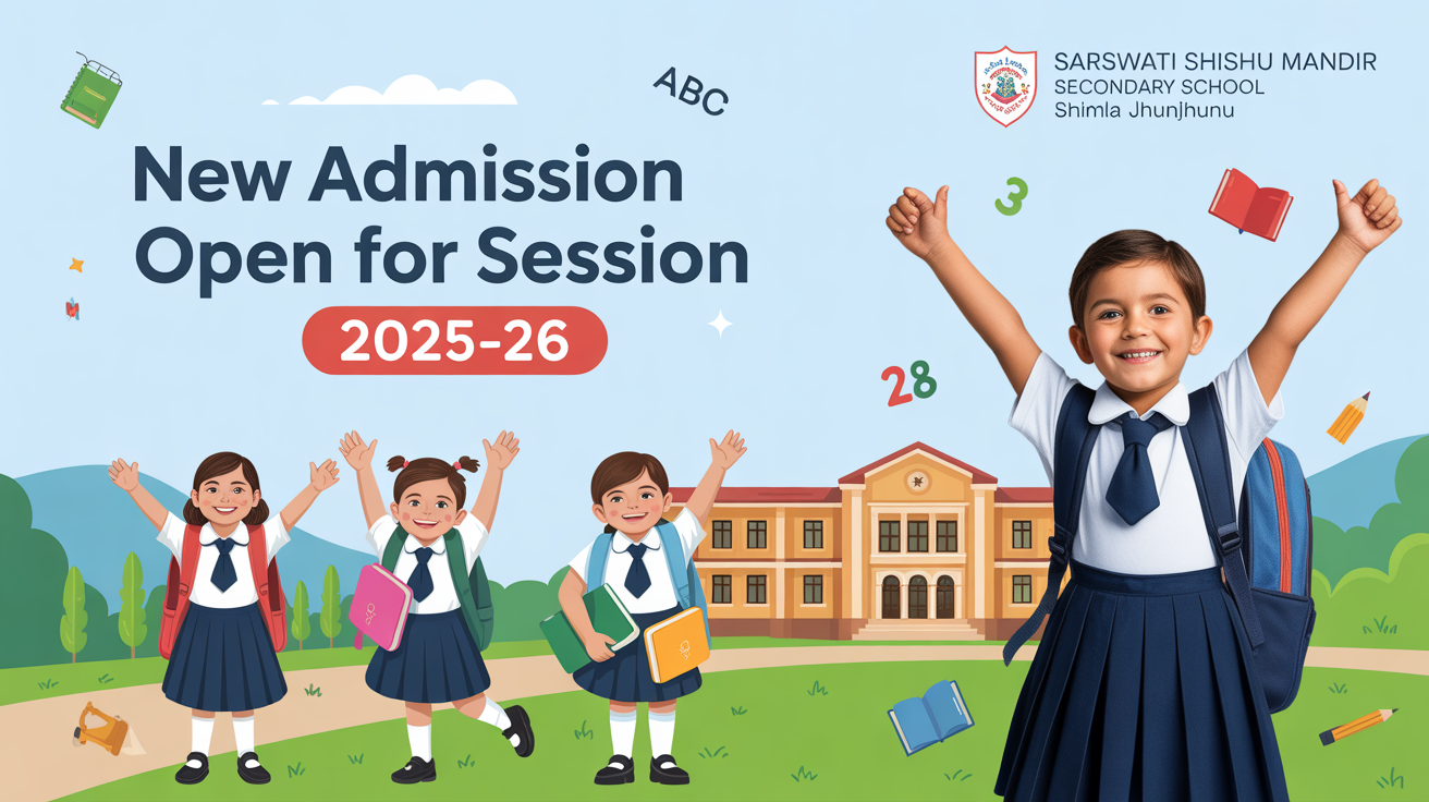 Sarswati Shishu Mandir Secondary School Shimla Khetri Jhunjhunu Hero Slider - 1