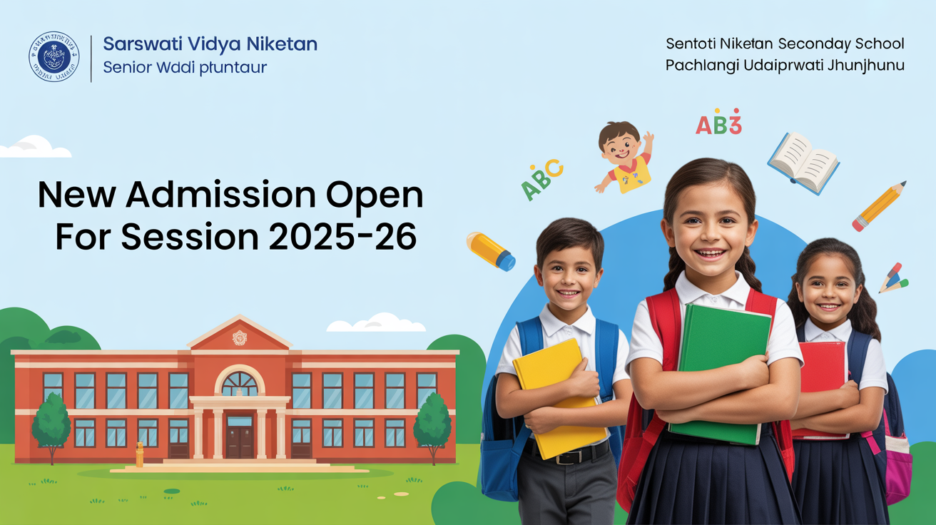 Sarswati Vidya Niketan Senior Secondary School Pachlangi Udaipurwati Jhunjhunu Hero Slider - 1