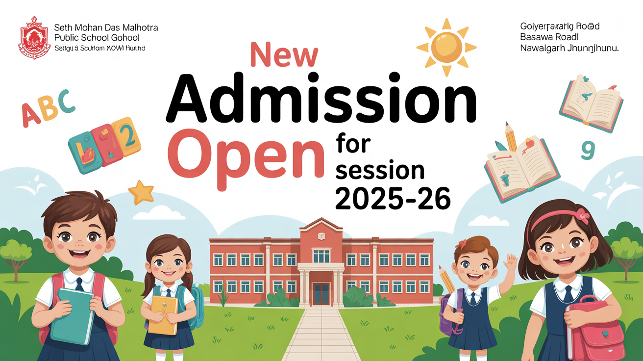 Seth Mohan Das Malhotra Public School Golyana Road Basawa Nawalgarh Jhunjhunu Hero Slider - 1