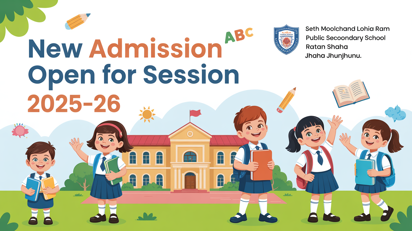 Seth Moolchand Lohia Ram Public Secondary School Ratan Shaha Jhunjhunu Hero Slider - 1