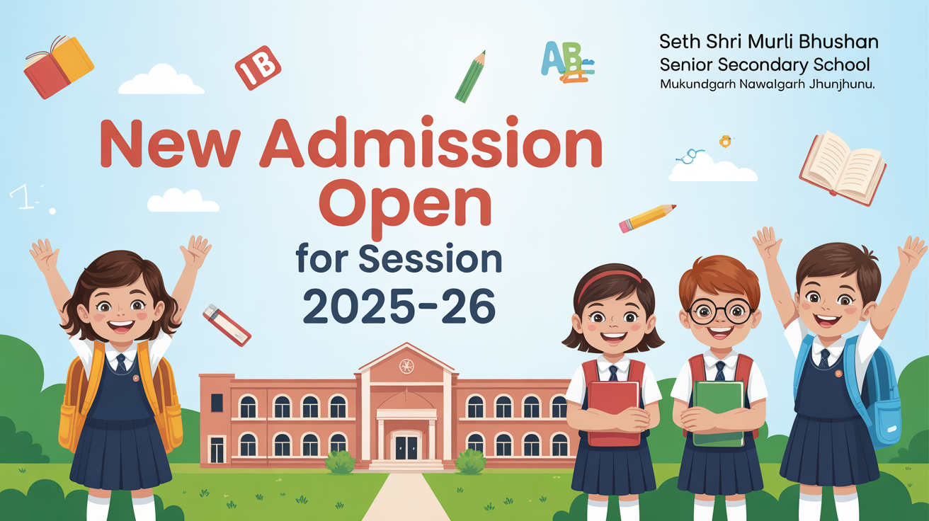 Seth Shri Murli Bhushan Senior Secondary School Mukundgarh Nawalgarh Jhunjhunu Hero Slider - 1