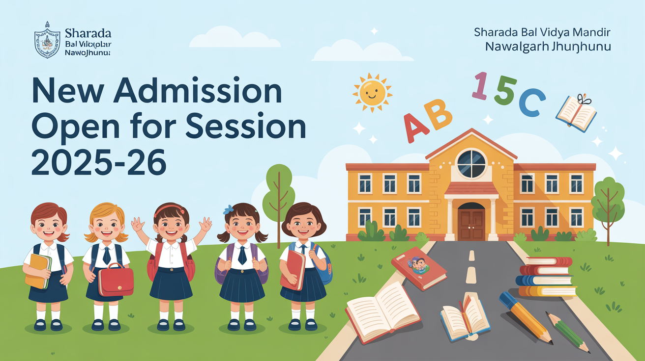 Sharada Bal Vidya Mandir Nawalgarh Jhunjhunu Hero Slider - 1