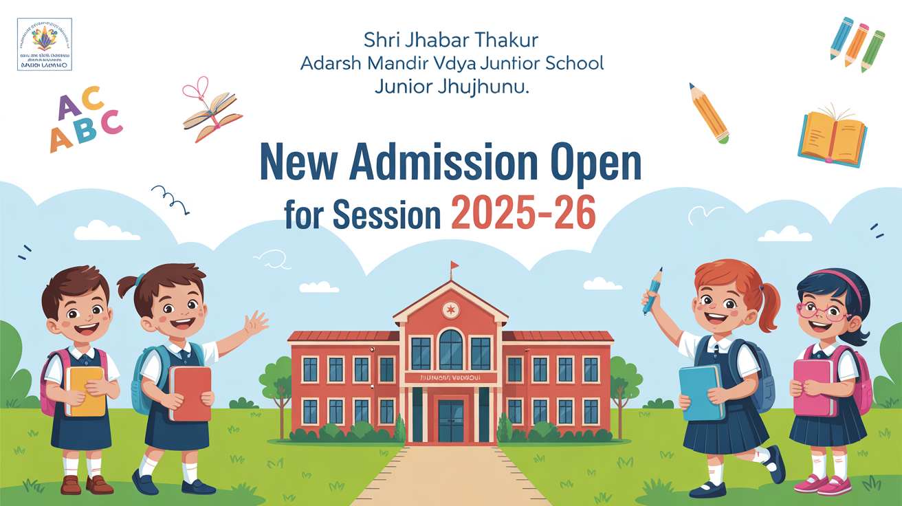 Shri Jhabar Thakur Adarsh Vidya Mandir Junior School Jhunjhunu Hero Slider - 1