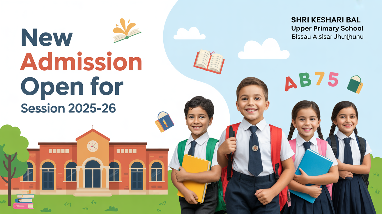 Shri Keshari Bal Upper Primary School Bissau Alsisar Jhunjhunu Hero Slider - 1