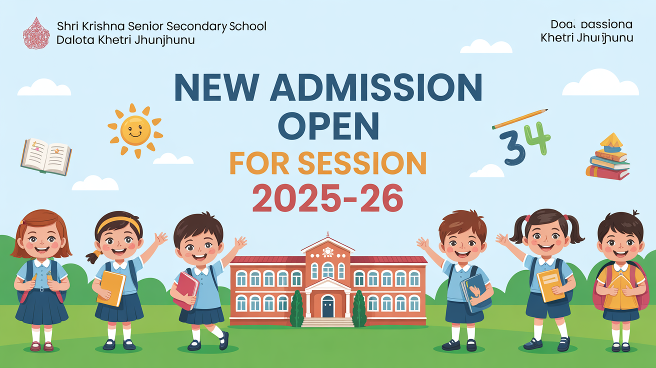 Shri Krishna Senior Secondary School Dalota Khetri Jhunjhunu Hero Slider - 1