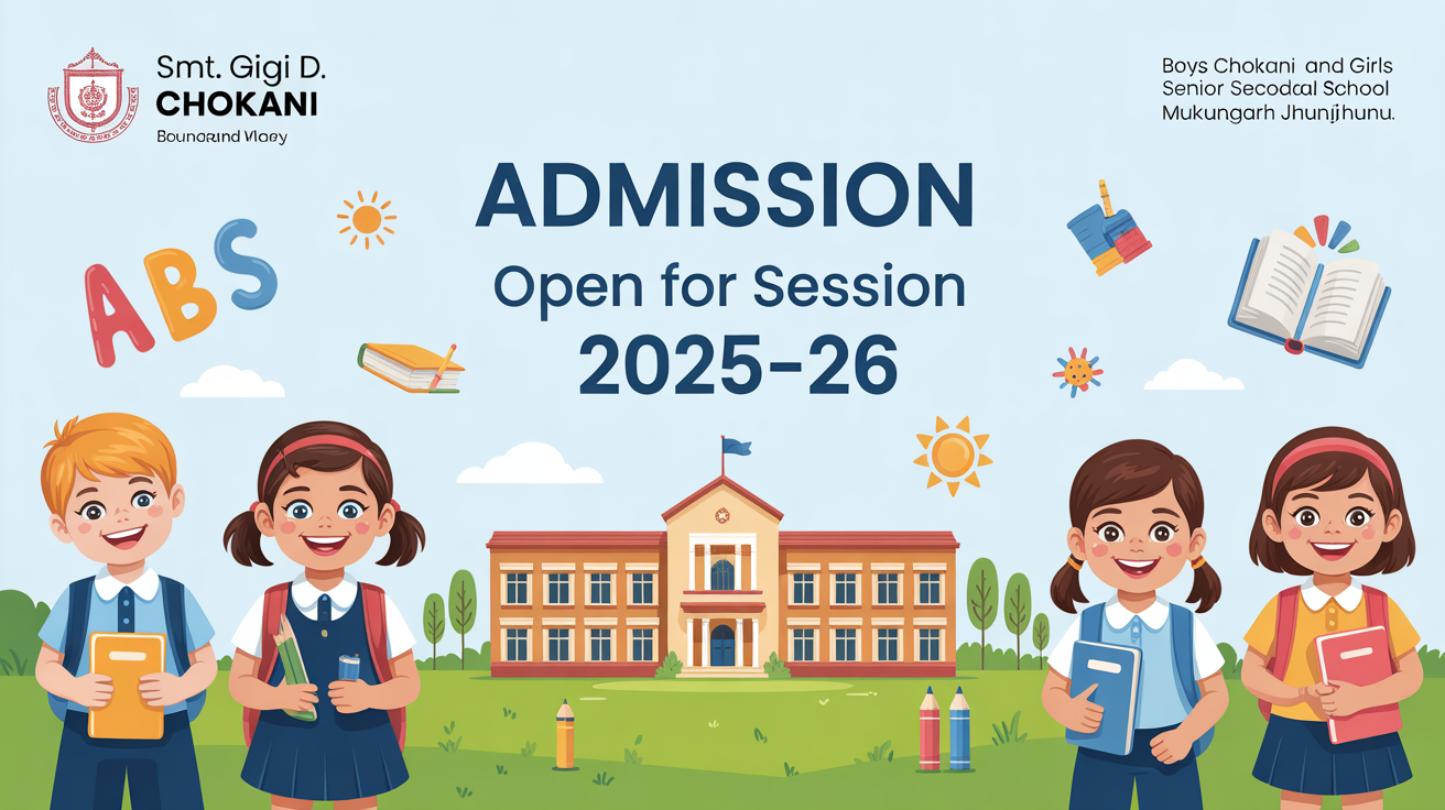 Smt. Gigi D. Chokani Boys and Girls Senior Secondary School Mukundgarh Nawalgarh Jhunjhunu Hero Slider - 1