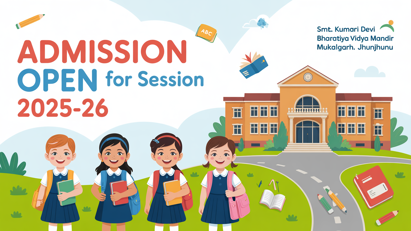 Smt. Kumari Devi Bharatiya Vidya Mandir Mukandgarh Nawalgarh Jhunjhunu Hero Slider - 1