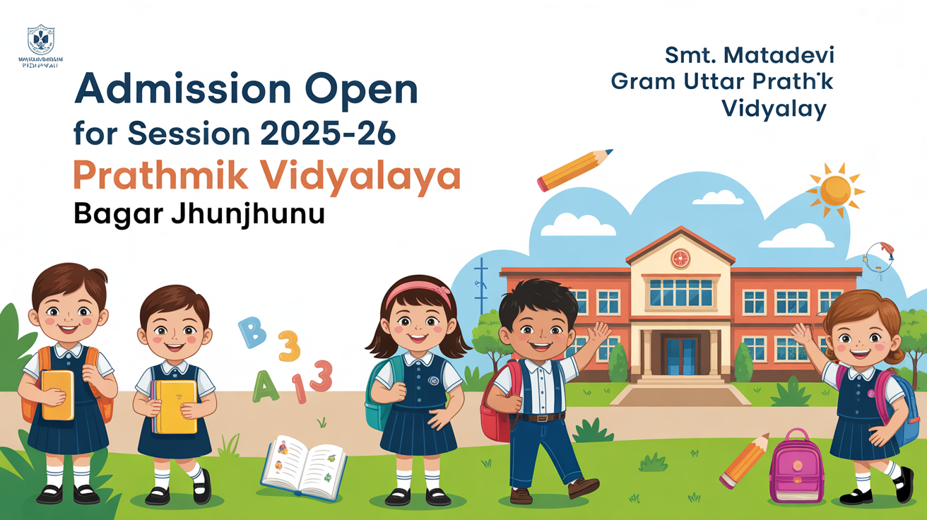 Smt. Matadevi Gram Uttar Prathmik Vidyalaya Bagar Jhunjhunu Hero Slider - 1