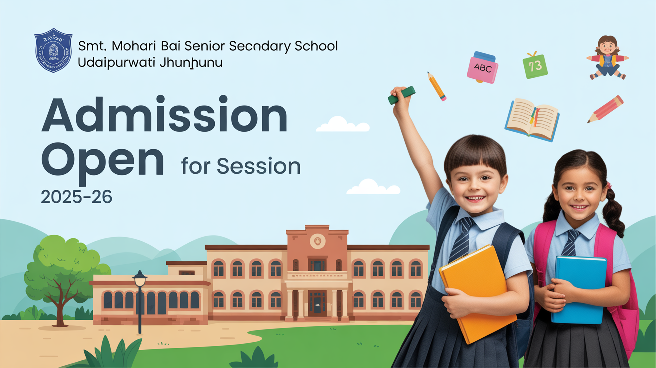 Smt. Mohari Bai Senior Secondary School Udaipurwati Udaipurwati Jhunjhunu Hero Slider - 1