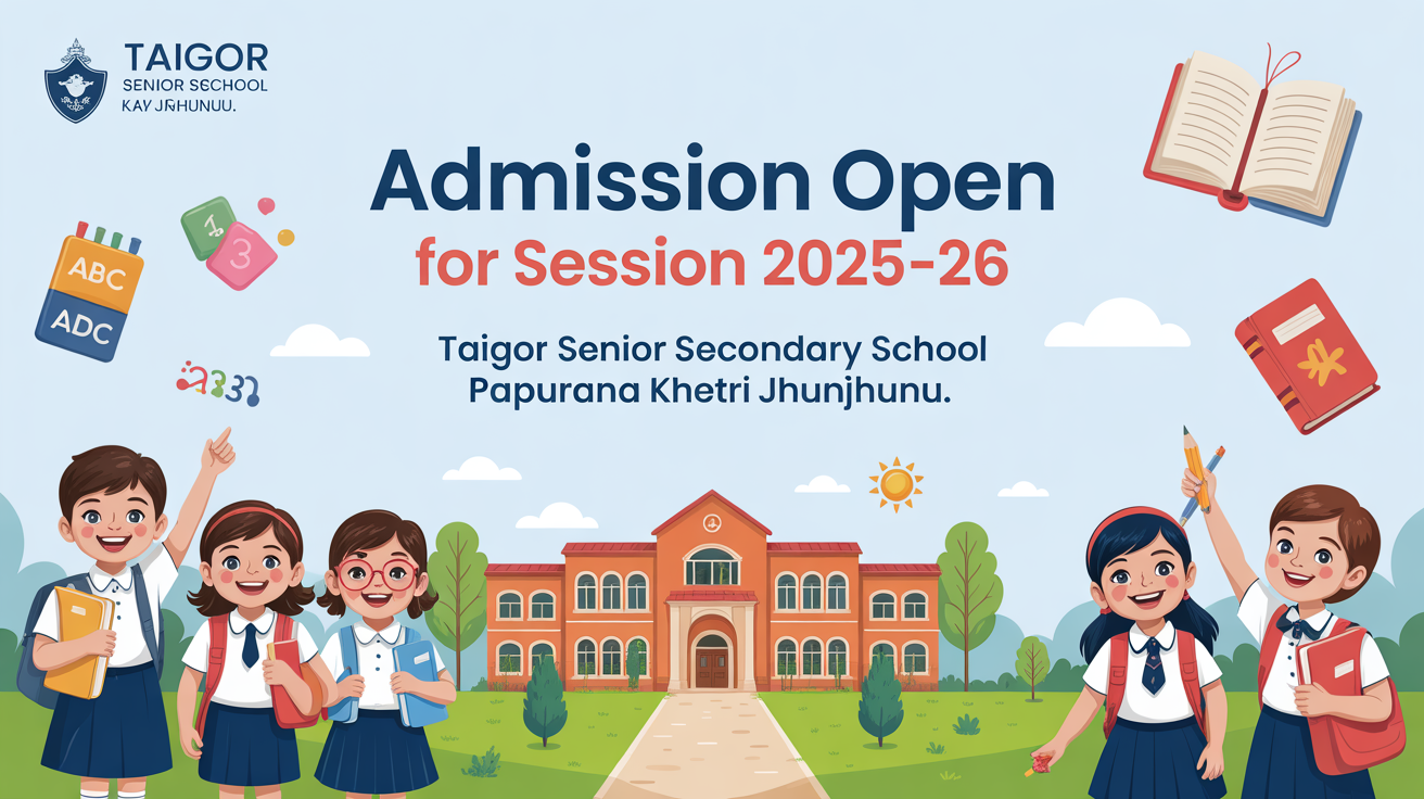 TAIGOR Senior Secondary School Papurana Khetri Jhunjhunu Hero Slider - 1