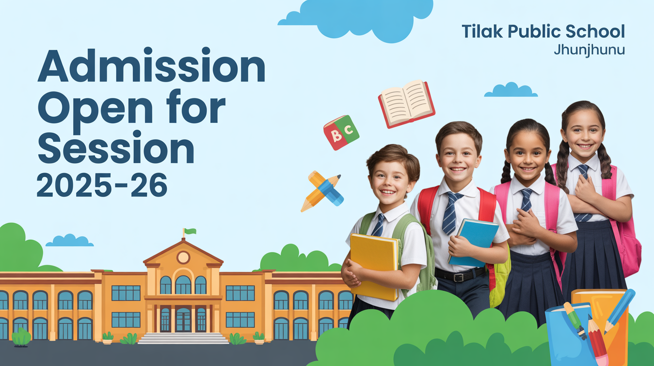 Tilak Public School Jhunjhunu Hero Slider - 1