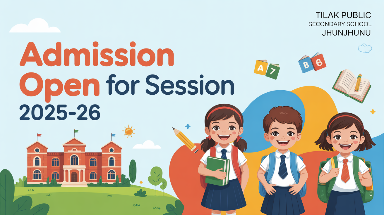 Tilak Public Secondary School Jhunjhunu Hero Slider - 1