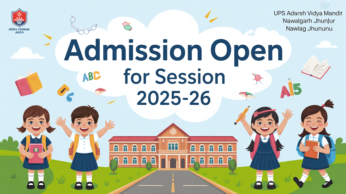 UPS Adarsh Vidya Mandir Nawalgarh Jhunjhunu Hero Slider - 1