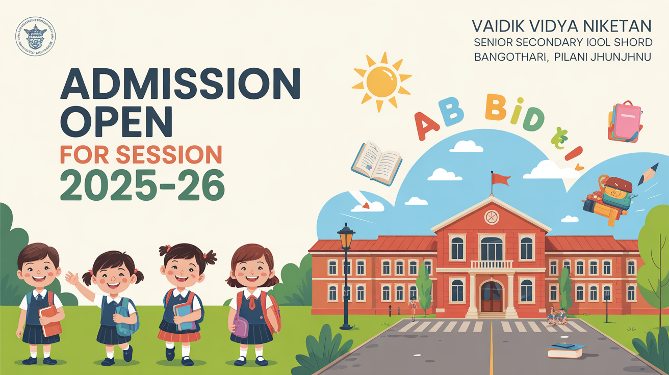 Vaidik Vidya Niketan Senior Secondary School Bangothari Khurd Pilani Jhunjhunu Hero Slider - 1