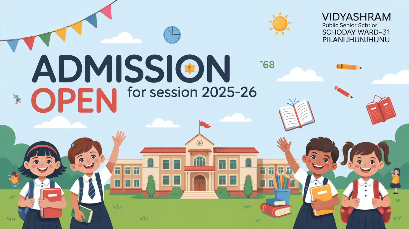 Vidyashram Public Senior Secondary School Ward-31 Pilani Jhunjhunu Hero Slider - 1