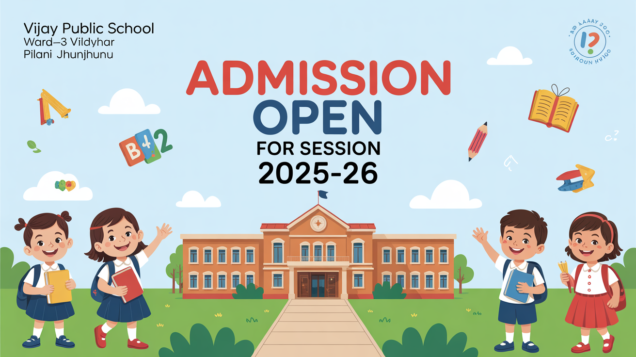 Vijay Public School Ward-3 Vidyavihar Pilani Jhunjhunu Hero Slider - 1