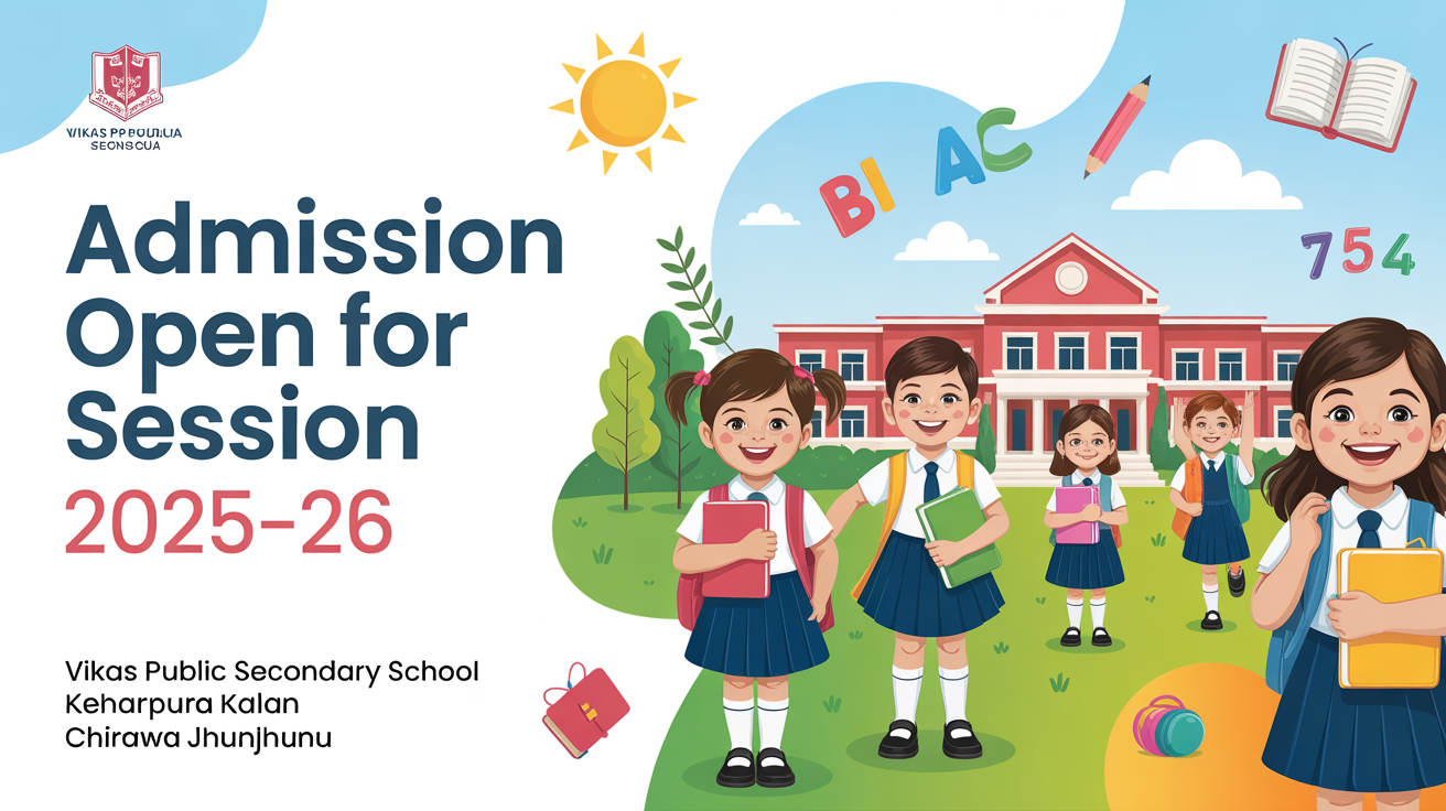 Vikas Public Secondary School Keharpura Kalan Chirawa Jhunjhunu Hero Slider - 1