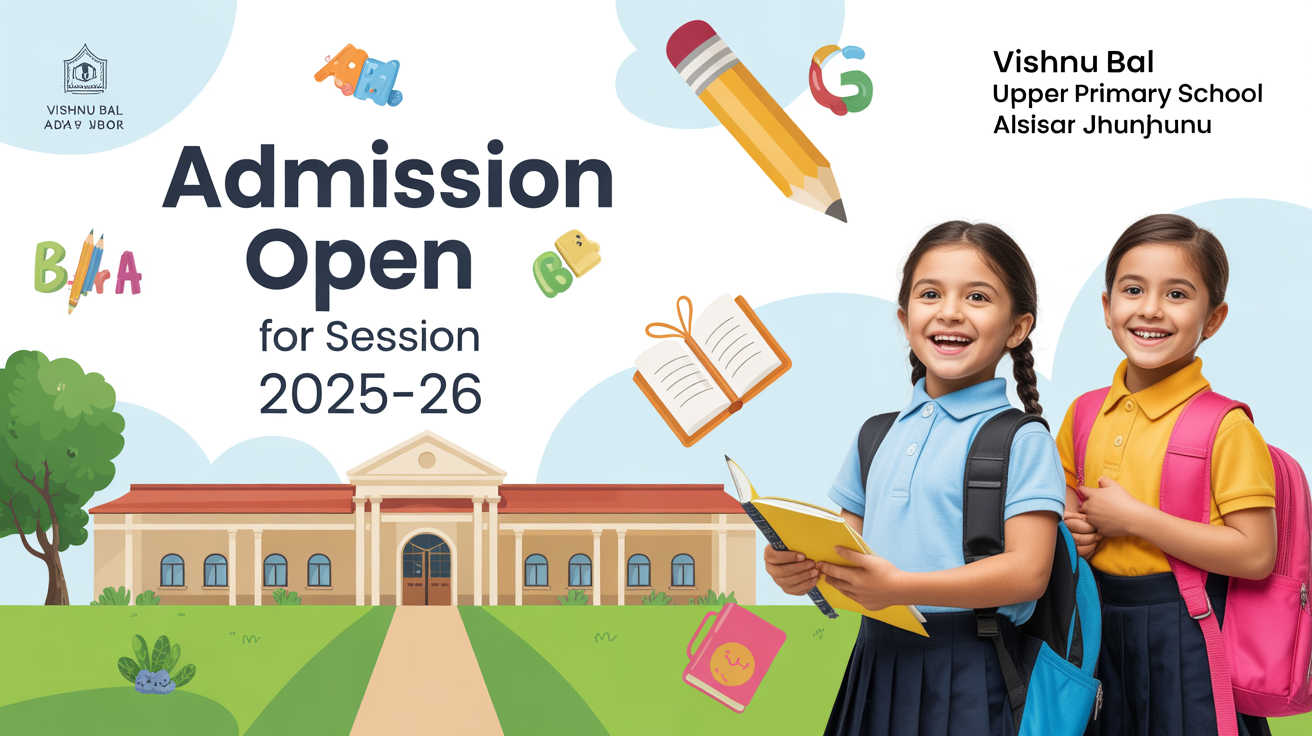 Vishnu Bal Upper Primary School Alsisar Jhunjhunu Hero Slider - 1