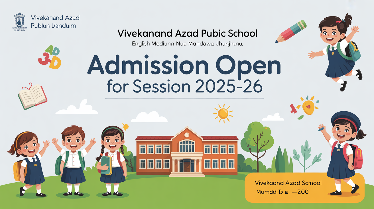 Vivekanand Azad Public School English Medium Nua Mandawa Jhunjhunu Hero Slider - 1