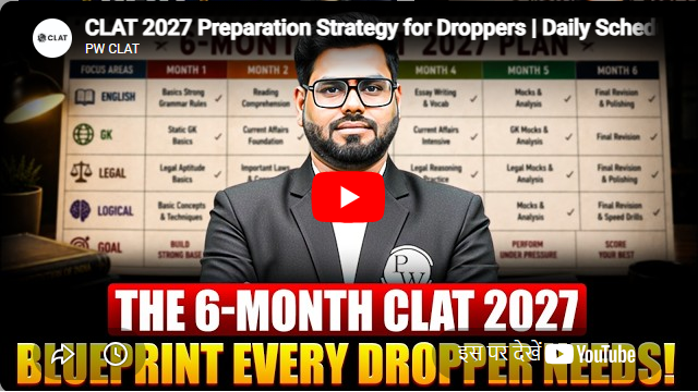 Physics Wallah CLAT Online Coaching Feature Video Thumb