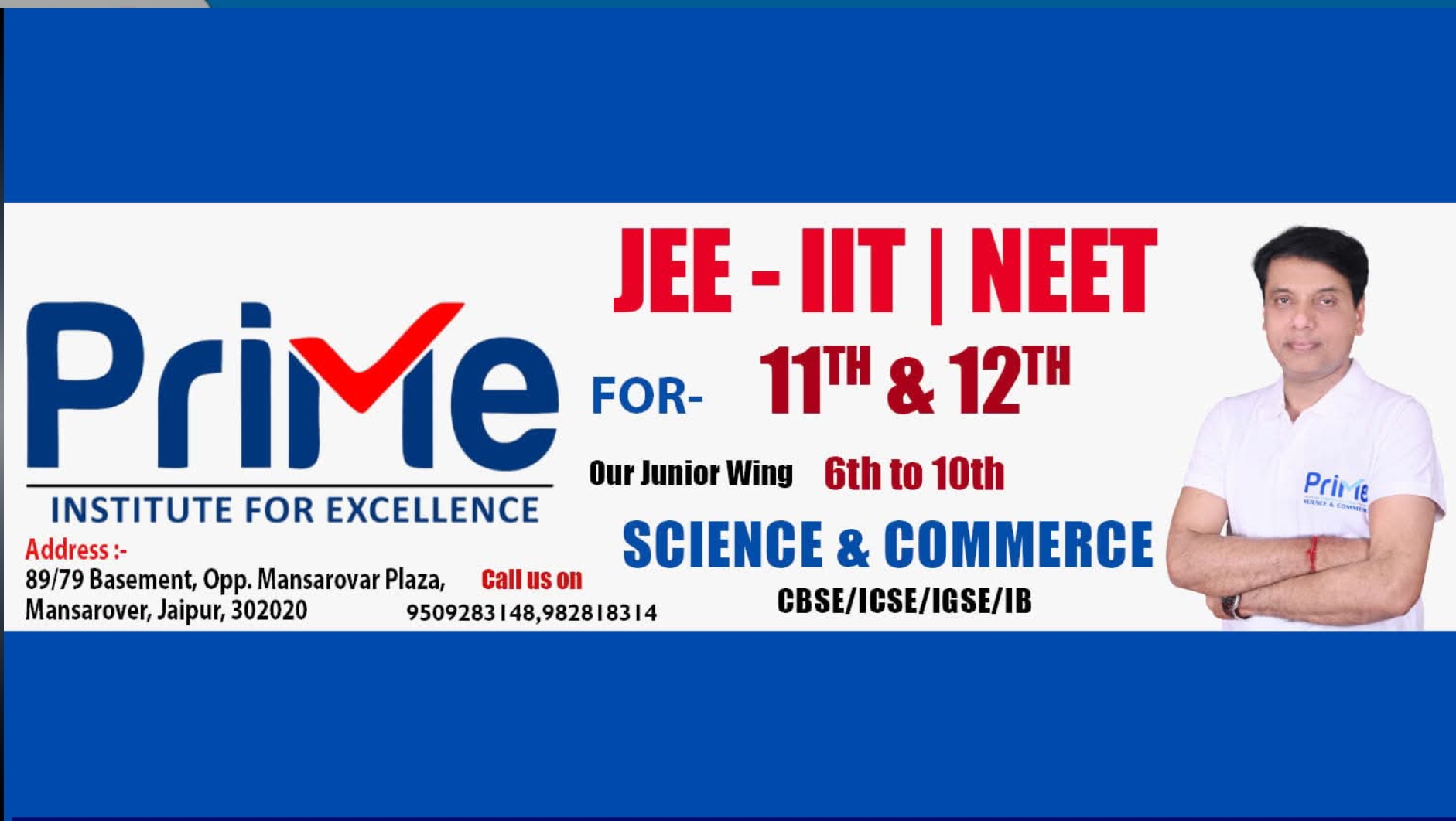 PRIME INSTITUTE For Excellence Jaipur Hero Slider - 2