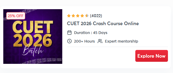 CUET 2026 Crash Course Online - offered by PrimeAP LPT Jaipur