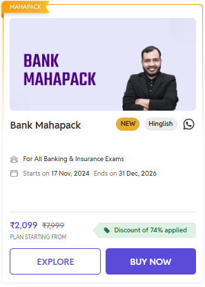 Bank Mahapack - offered by Physics Wallah Banking Online Coaching