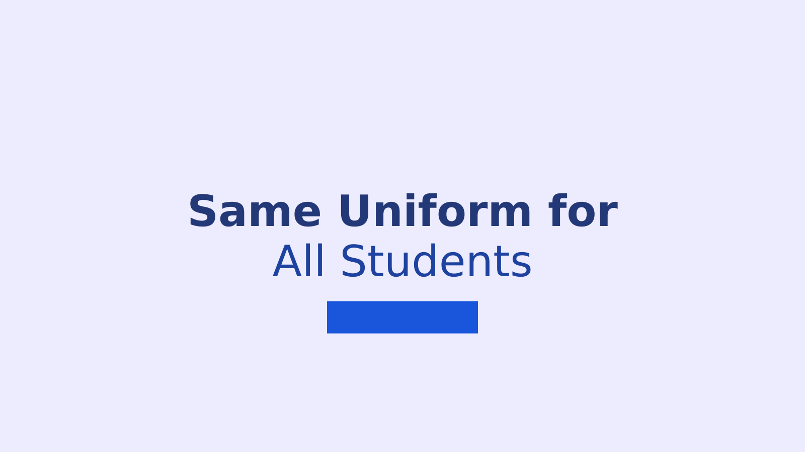 Rajasthan Schools to Have Common Uniform for All Students