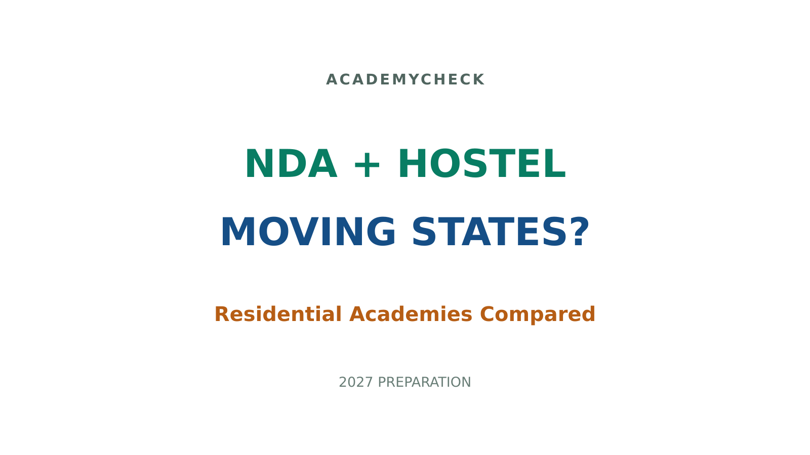 NDA Coaching with Hostel for Students Outside Rajasthan: Three Academies Compared
