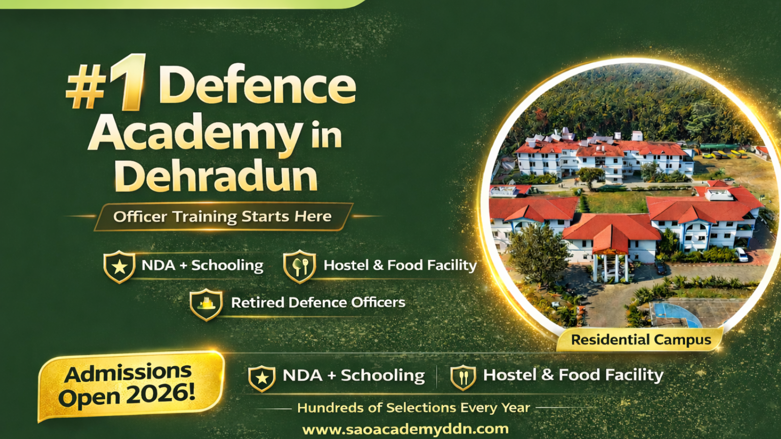 SAO Defence Academy Dehradun Hero Slider - 2