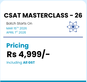 CSAT Masterclass 2026 - offered by Smartwork Labs IAS Academy Delhi