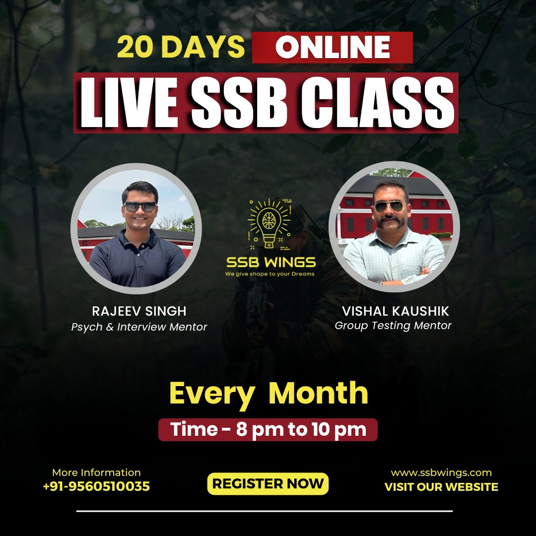 SSB Offline batch - offered by SSBWINGS