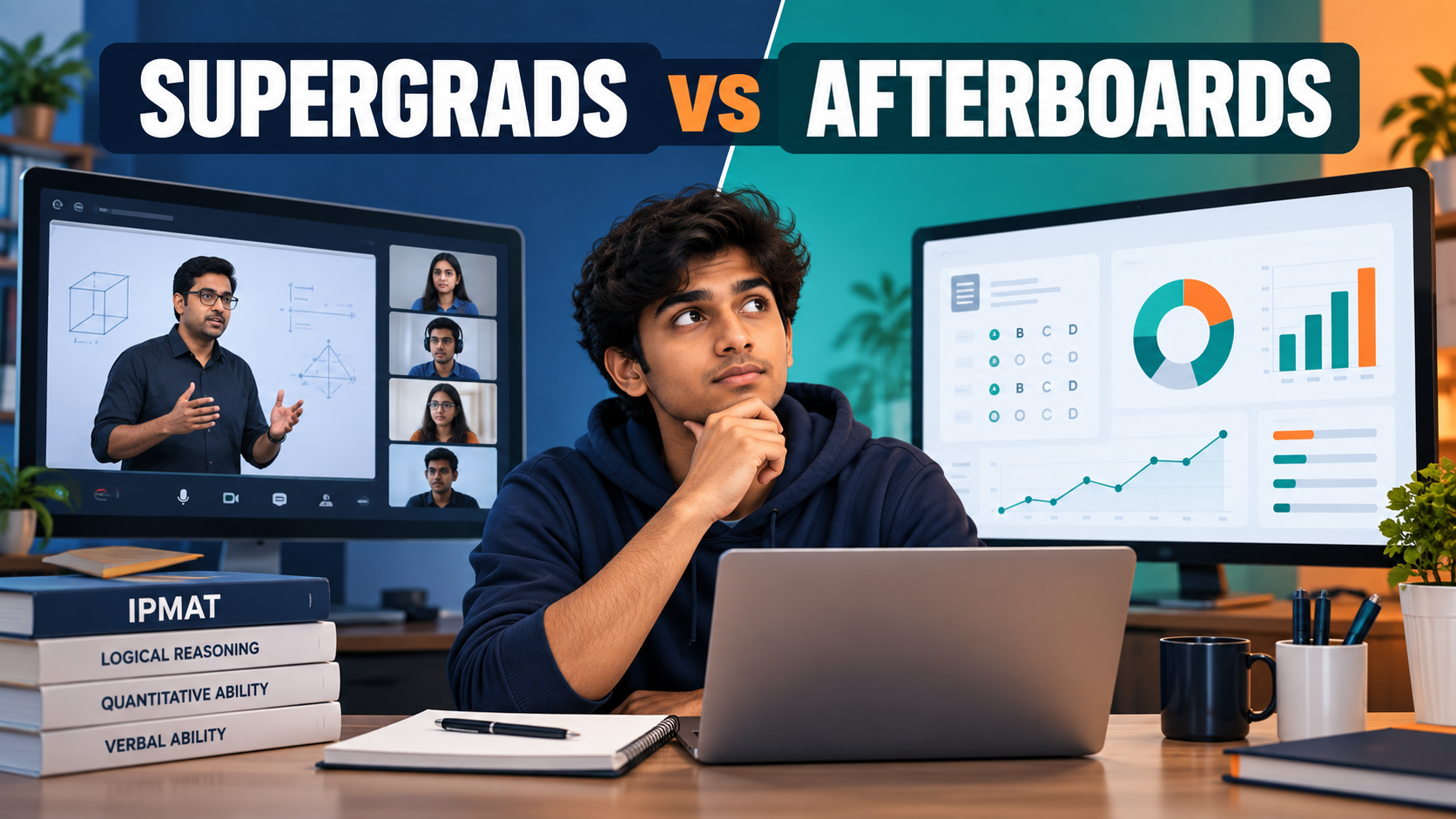 SuperGrads by Toprankers vs AfterBoards for IPMAT: Faculty, Mock Tests & Results Compared