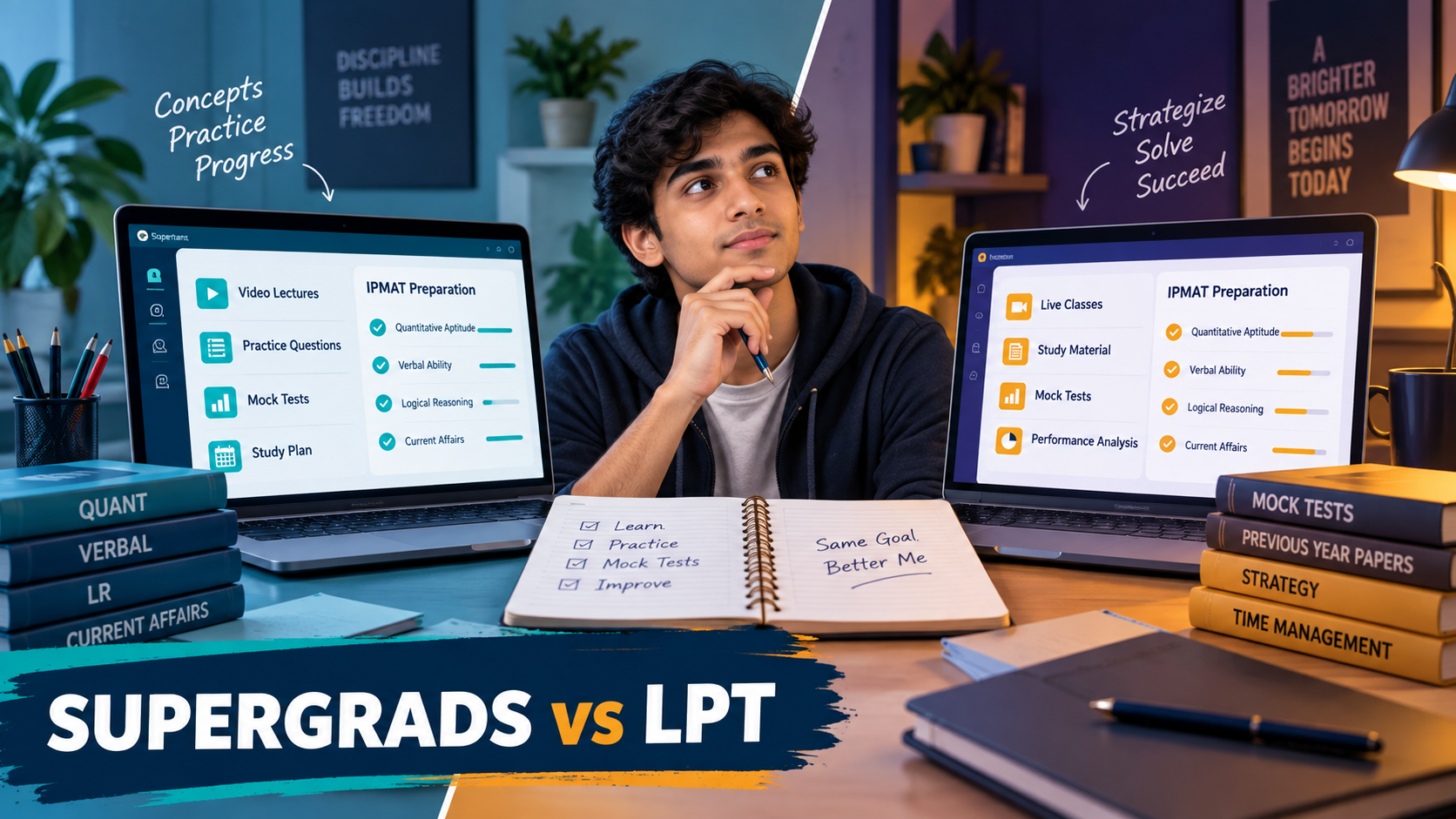 SuperGrads by Toprankers vs LPTEdtech for IPMAT: Which One Offers Better Preparation?