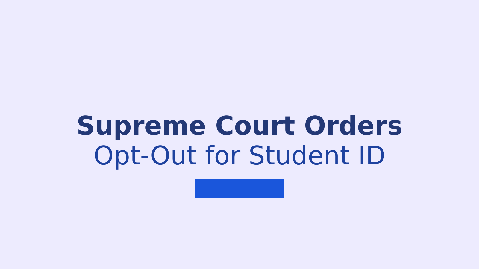 Supreme Court to Order Opt-Out Option for APAAR Student ID