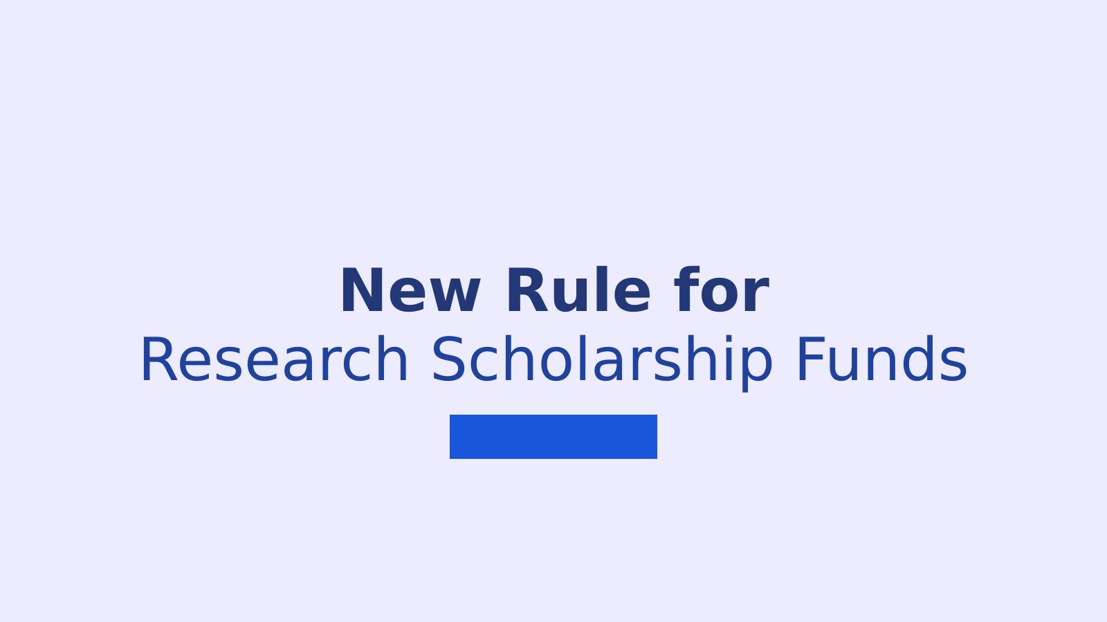 Tamil Nadu Overseas Scholarship Adds Endorsement Rule for Research Funds