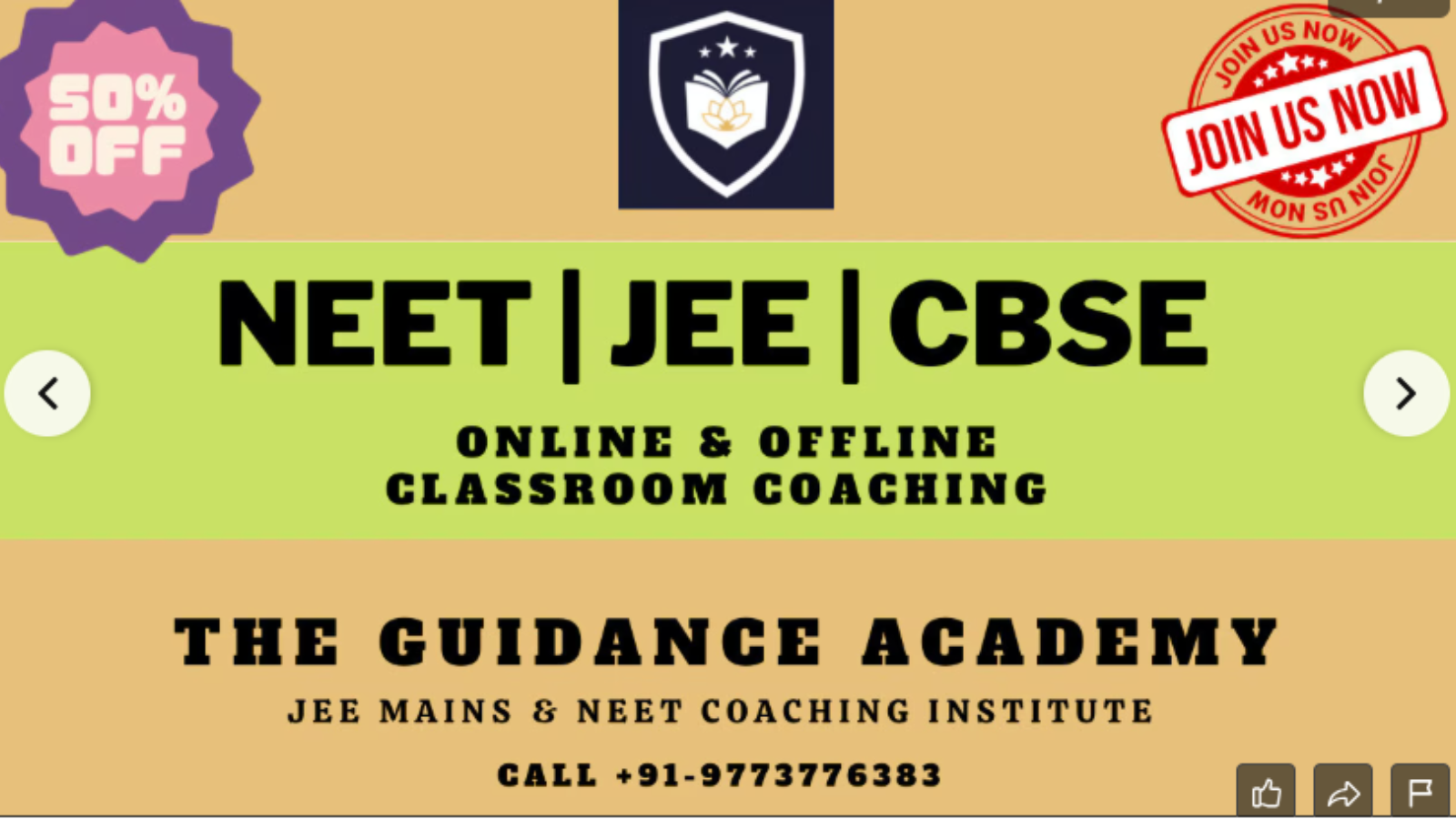 The Guidance Academy Delhi Hero Slider - 1