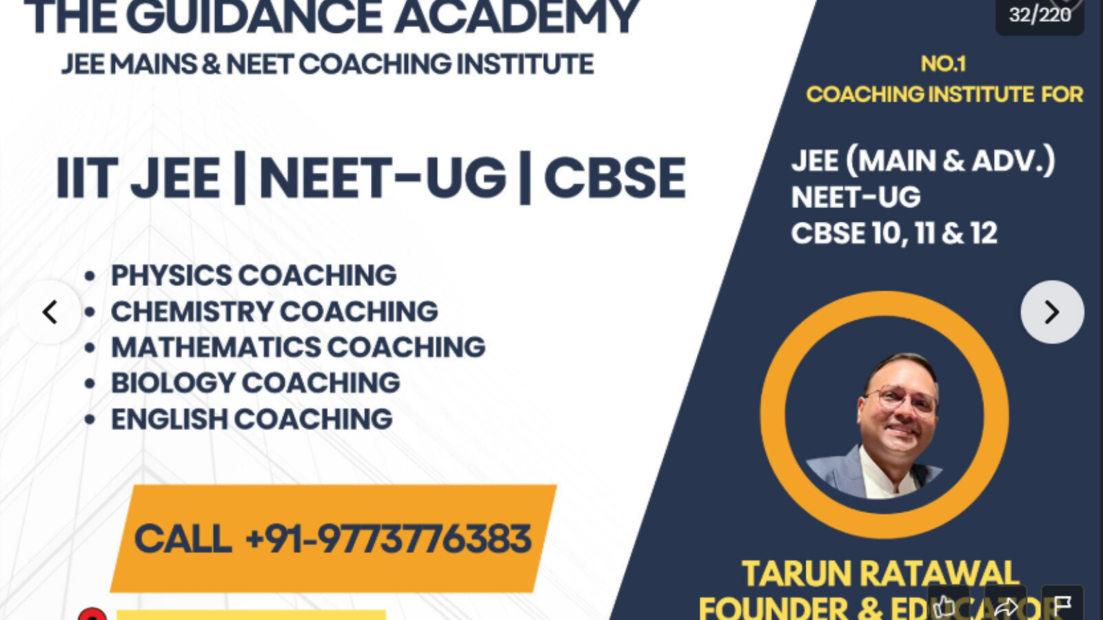 The Guidance Academy Delhi Hero Slider - 2