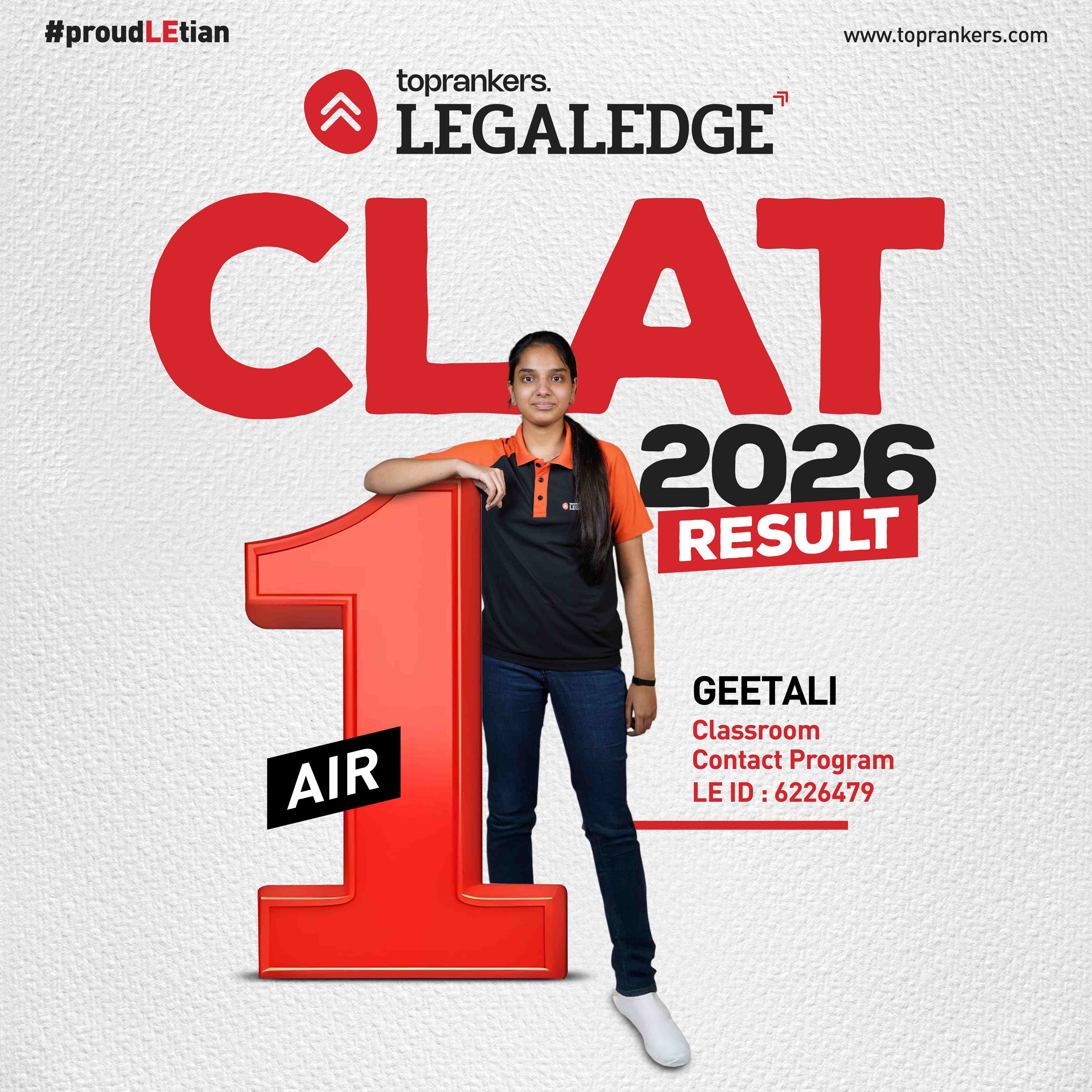 LegalEdge by Toprankers Topper Student 1 Photo