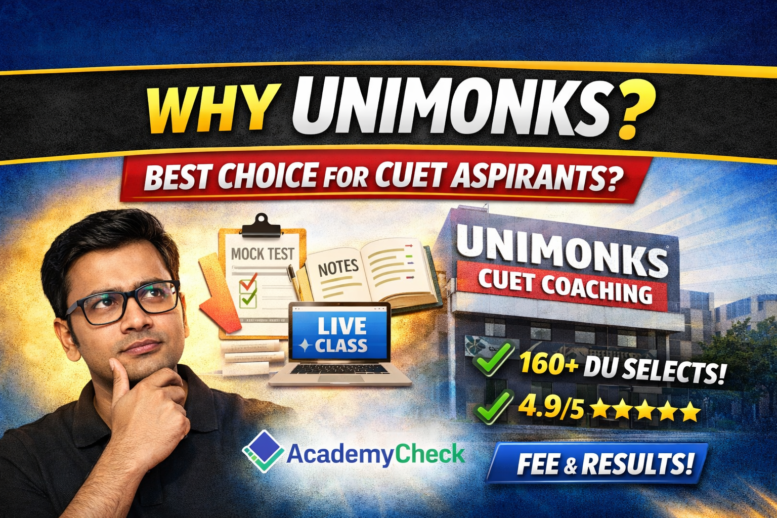 Is Unimonks the Best CUET Coaching in Delhi? Honest AcademyCheck Review