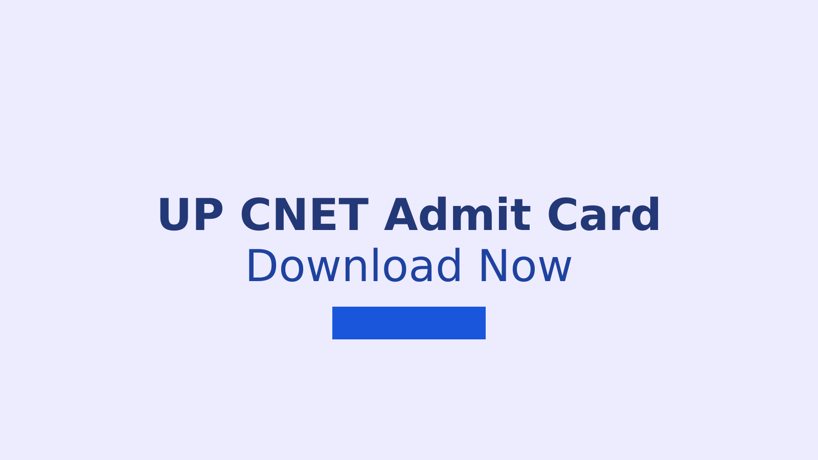 UP CNET Admit Card 2026: Download BSc Nursing Hall Ticket at abvmucet26.co.in