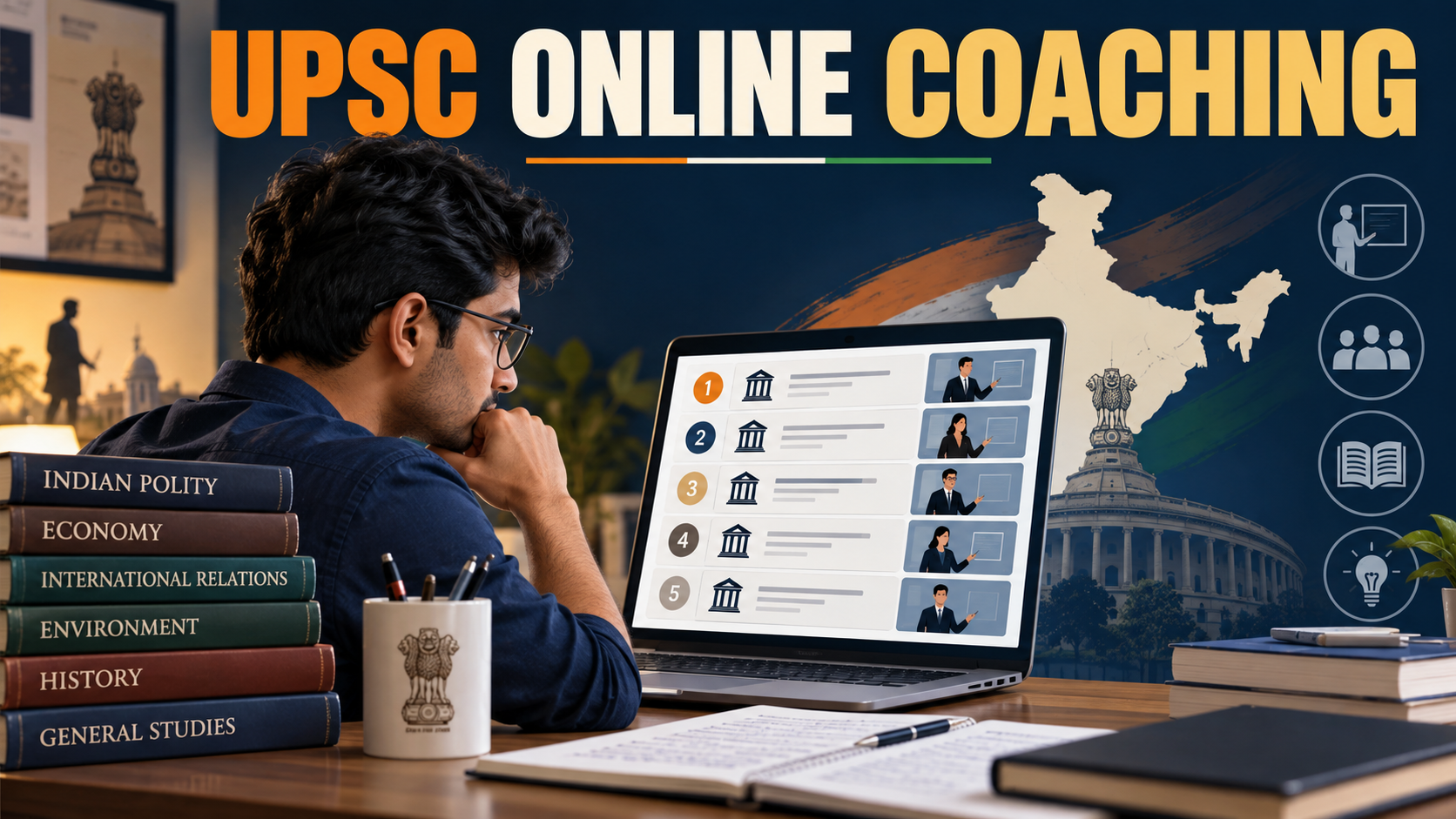 Best 10 UPSC Online coaching in India for 2027-28: Based on Faculty experience