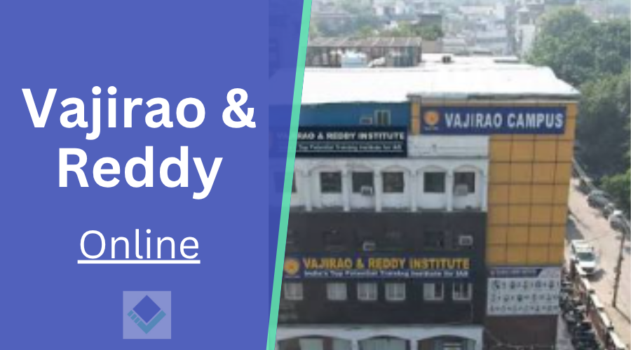 Vajirao & Reddy IAS Online Courses