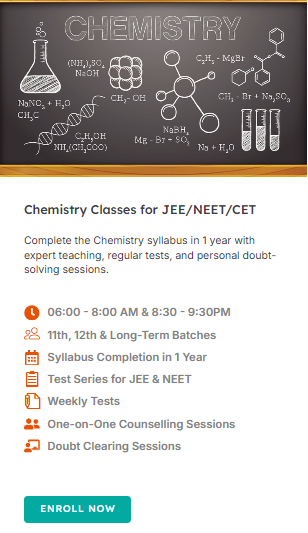 Chemistry Classes for JEE/NEET/CET - offered by VISION 40 NEET Academy  Hyderabad