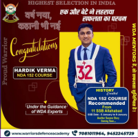 Warriors Defence Academy Lucknow Topper Student 2 Photo