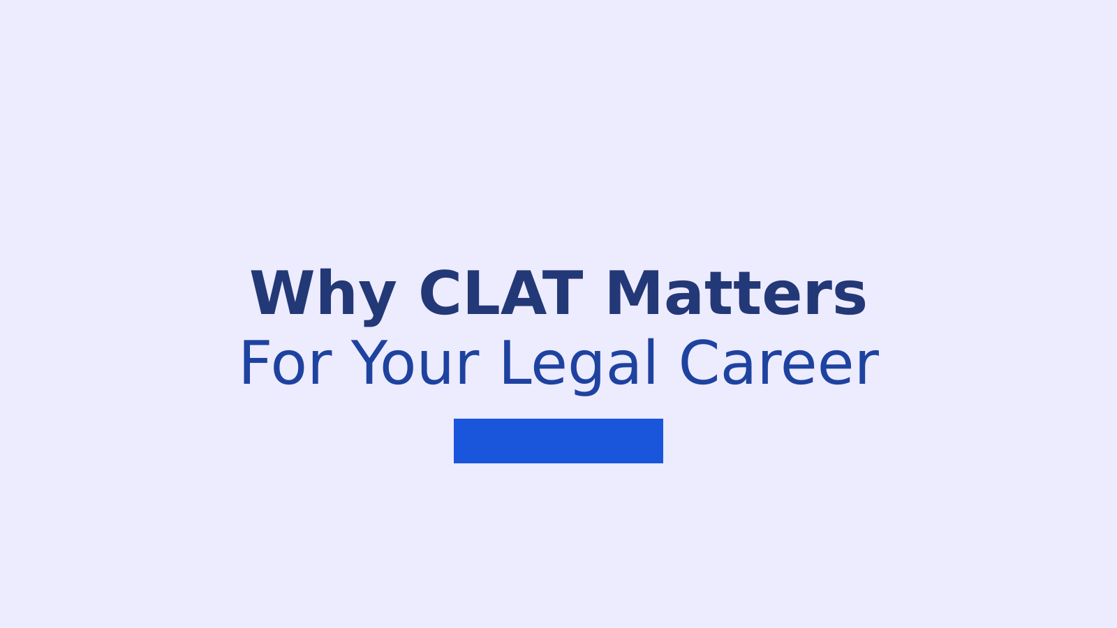 Why CLAT is Important for a Career in Law: A Complete Guide