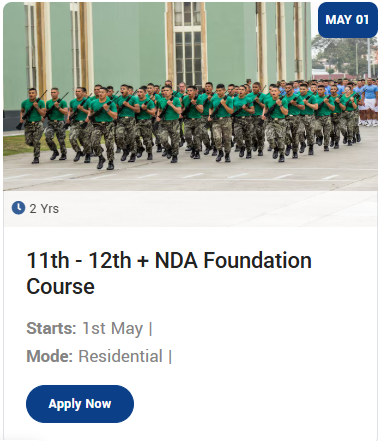 11th - 12th + NDA Foundation Course - offered by Wings Defence Academy Patna